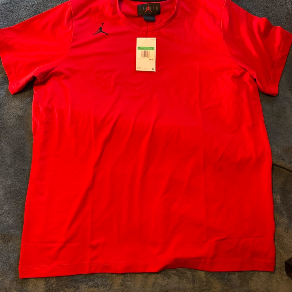 Jordan Bright Red Short Sleeve Tee